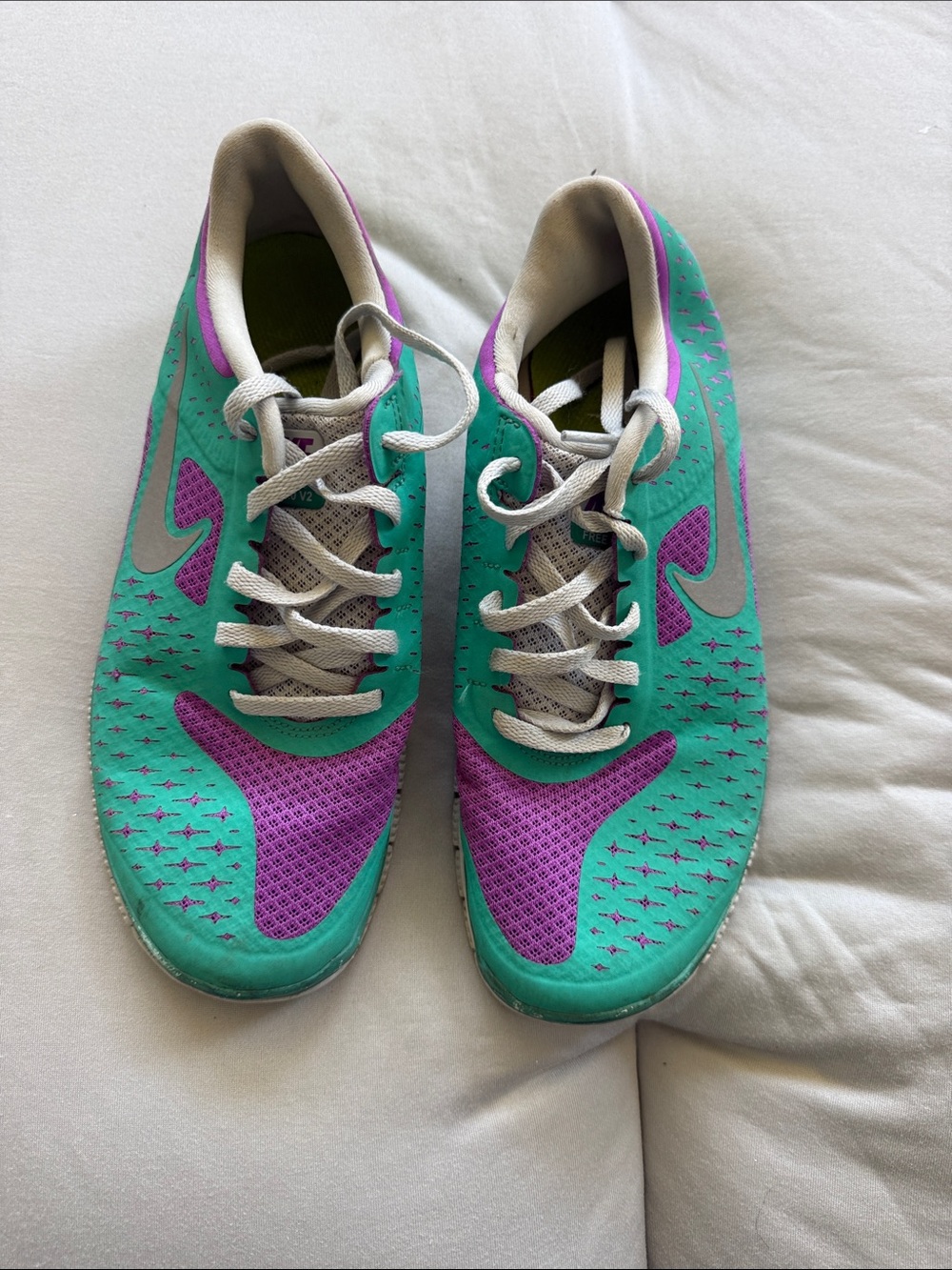 Nike Women’s Athletic Shoes in Teal & Purple